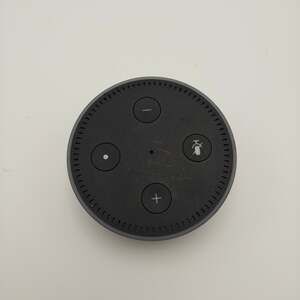 Amazon Echo Dot (2nd Generation) Smart Speaker Model RS03QR - Black + AC adapter